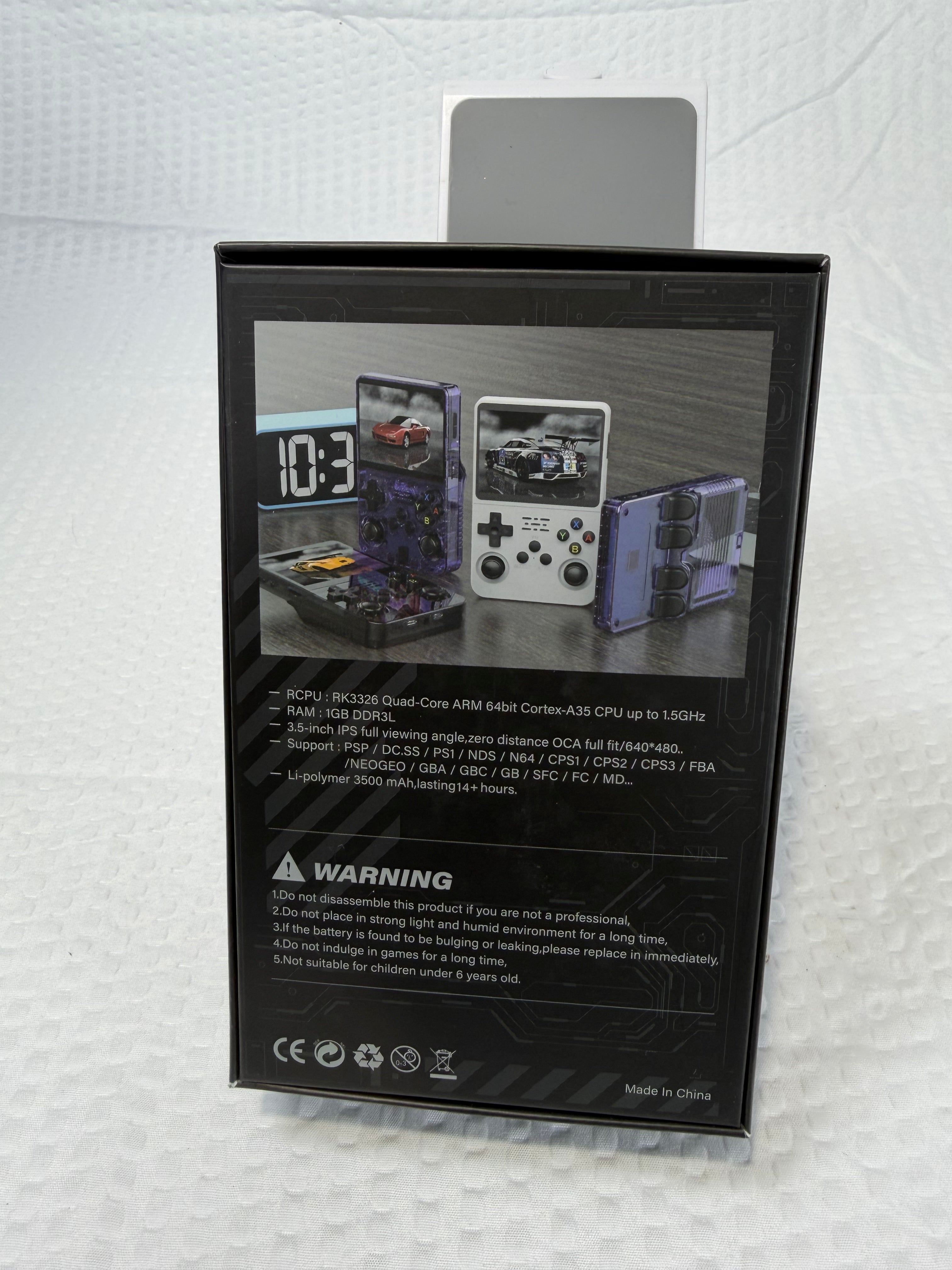 R36S handheld retro gaming console