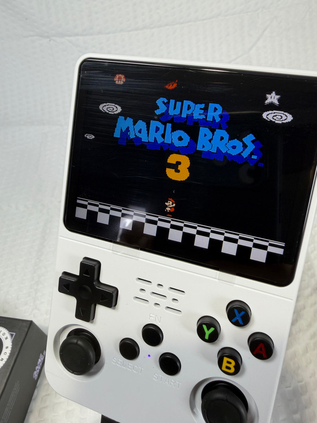 R36S handheld retro gaming console